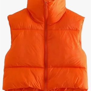 Blaze orange BRAND NEW CROP PUFFER VEST